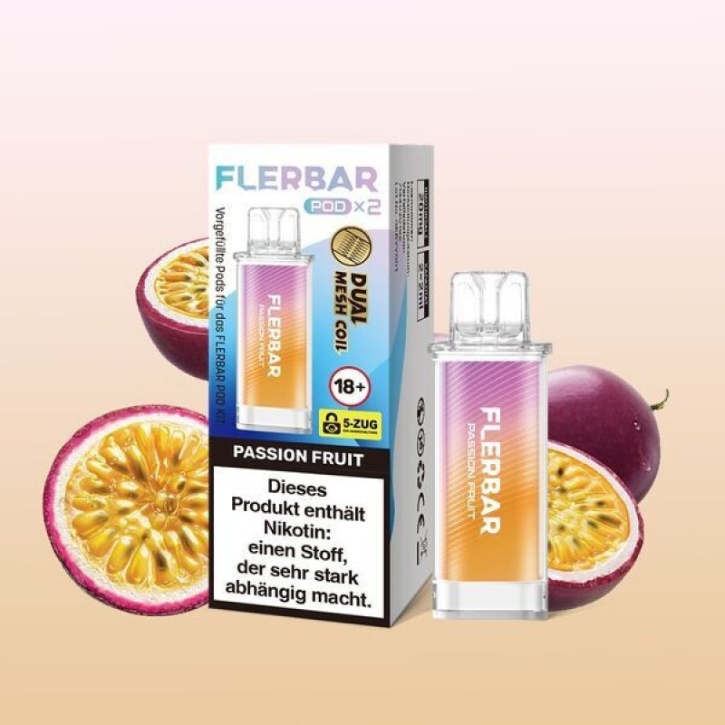 Passion Fruit 20mg - Flerbar Pods