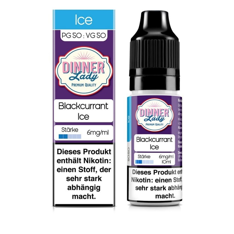 Liquid Blackcurrant Ice - Dinner Lady