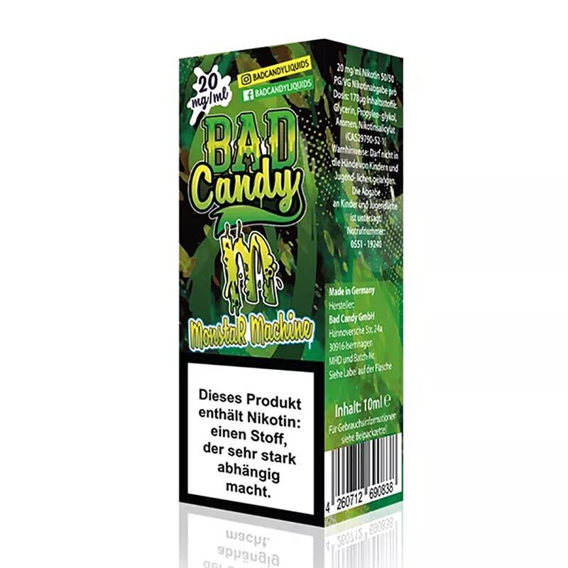 Liquid Monstar Machine 20mg - Bad Candy