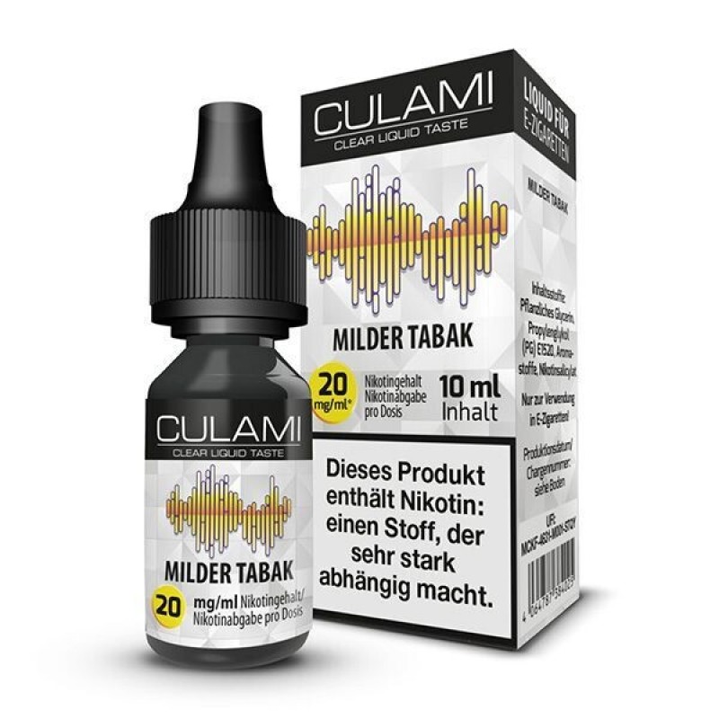 Liquid Milder Tabak - Culami