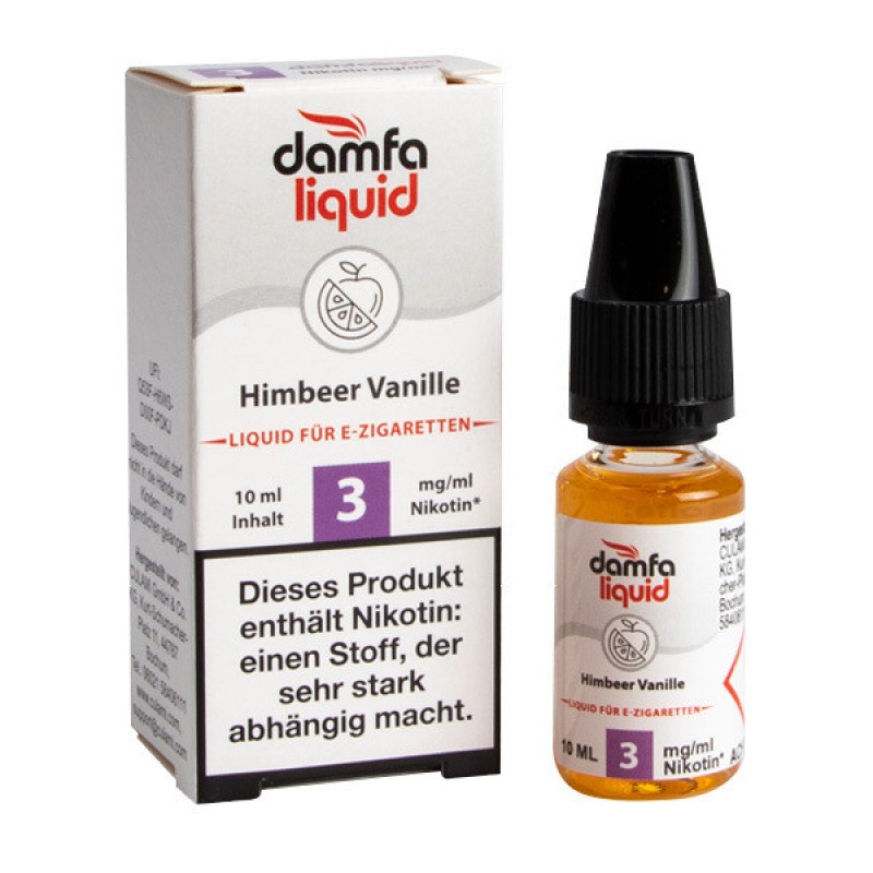 Liquid Himbeer Vanille 3mg - damfaliquid