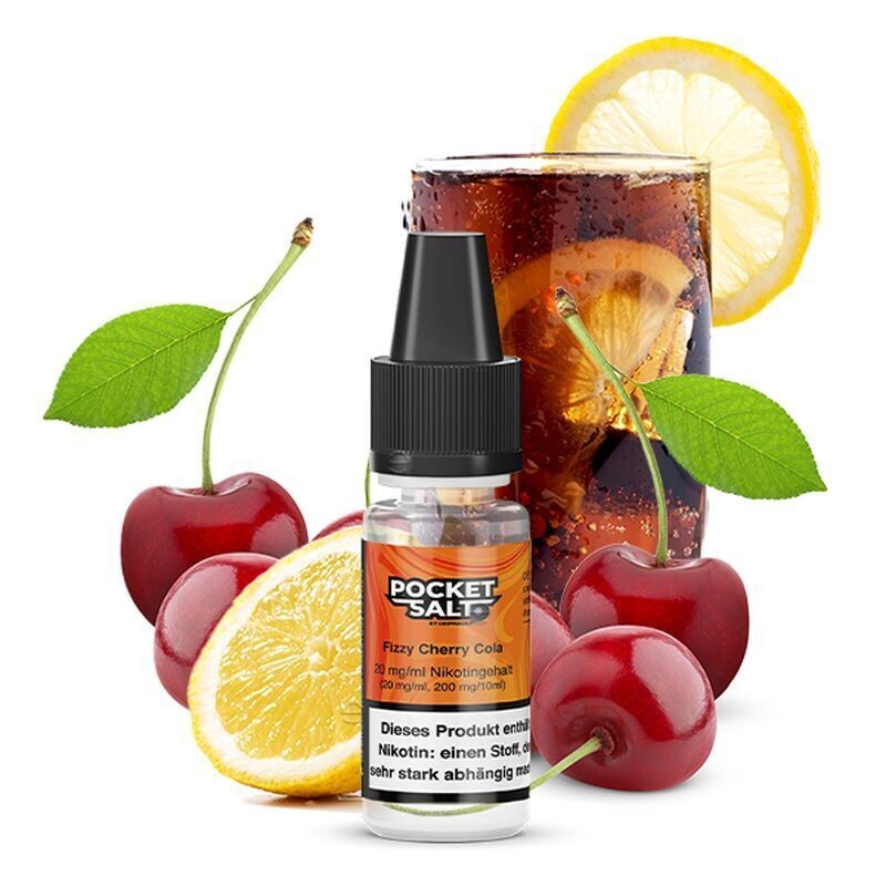 Liquid Fizzy Cherry Cola 20mg - Pocket Salt
