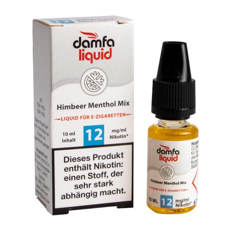 Liquid Himbeer Menthol Mix 12mg - damfaliquid