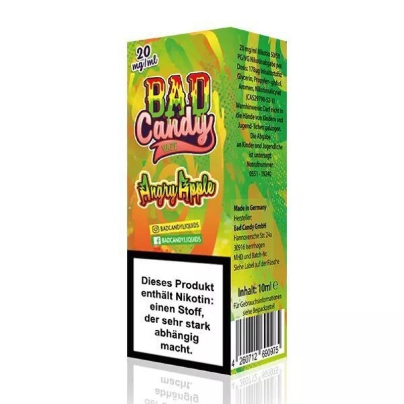 Liquid Angry Apple 10mg - Bad Candy