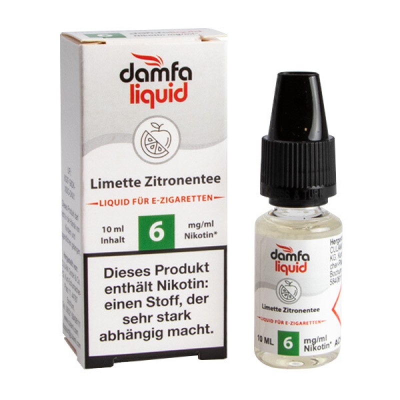 Liquid Limette Zitronentee 6mg - damfaliquid