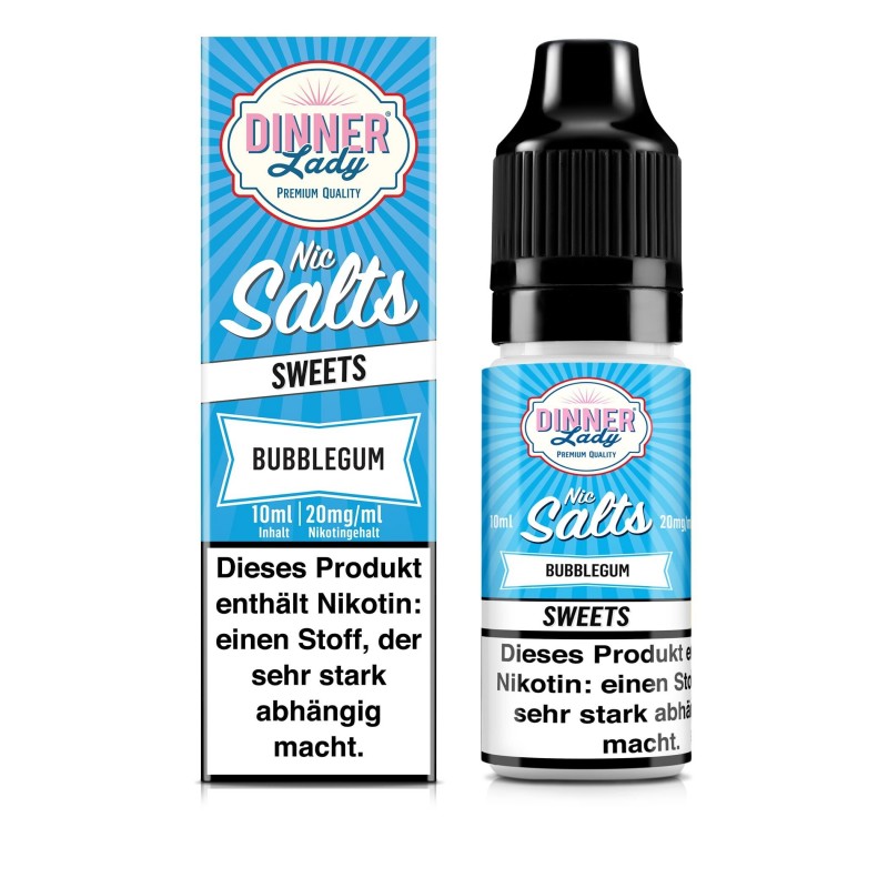 Liquid Bubblegum 20mg - Dinner Lady
