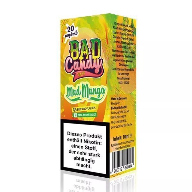 Liquid Mad Mango 10mg - Bad Candy