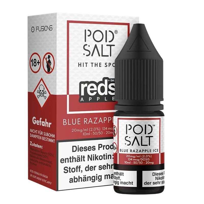 Liquid Blue Razapple Ice 20mg - Pod Salt Fusion