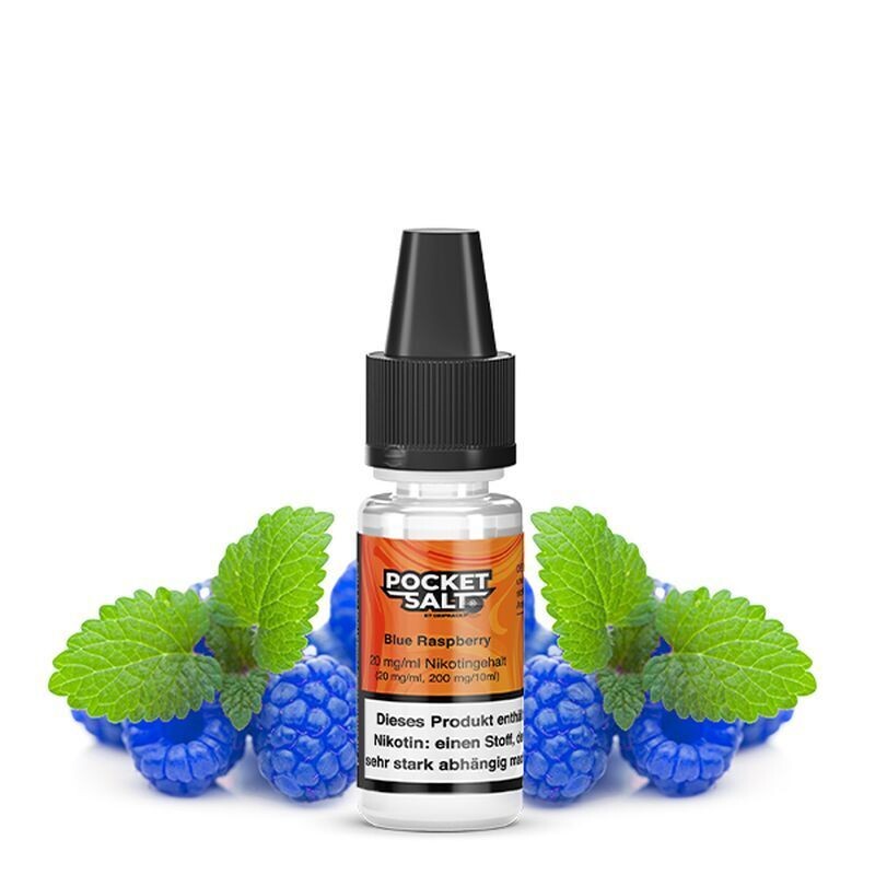 Liquid Blue Raspberry 20mg - Pocket Salt