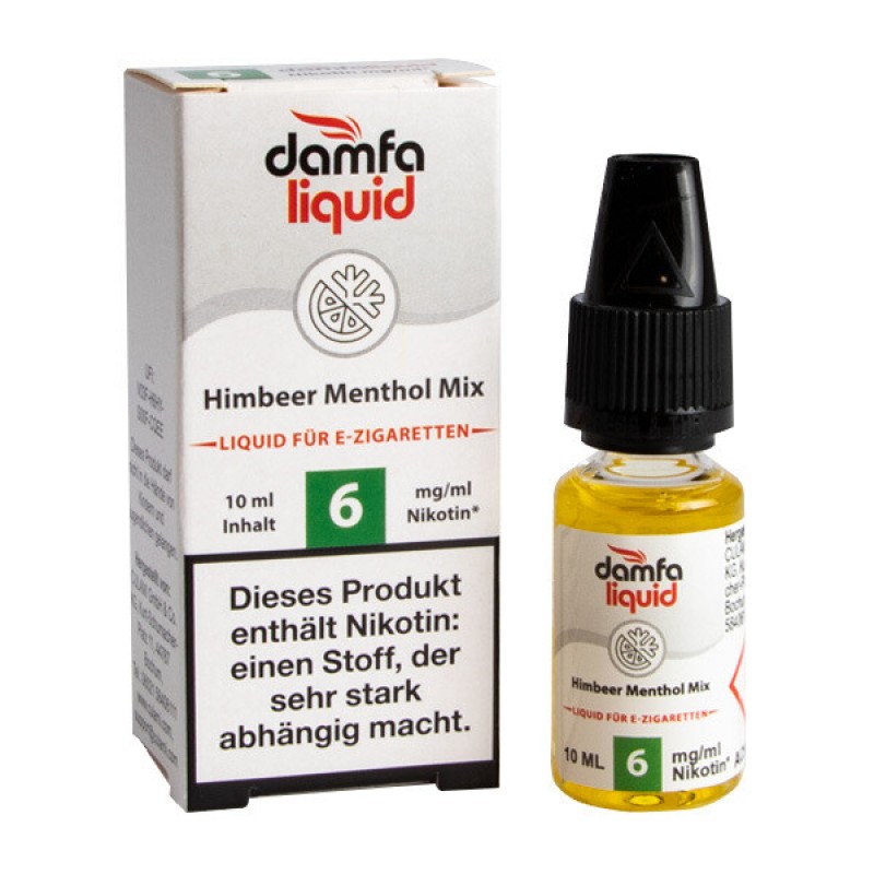 Liquid Himbeer Menthol Mix 6mg - damfaliquid