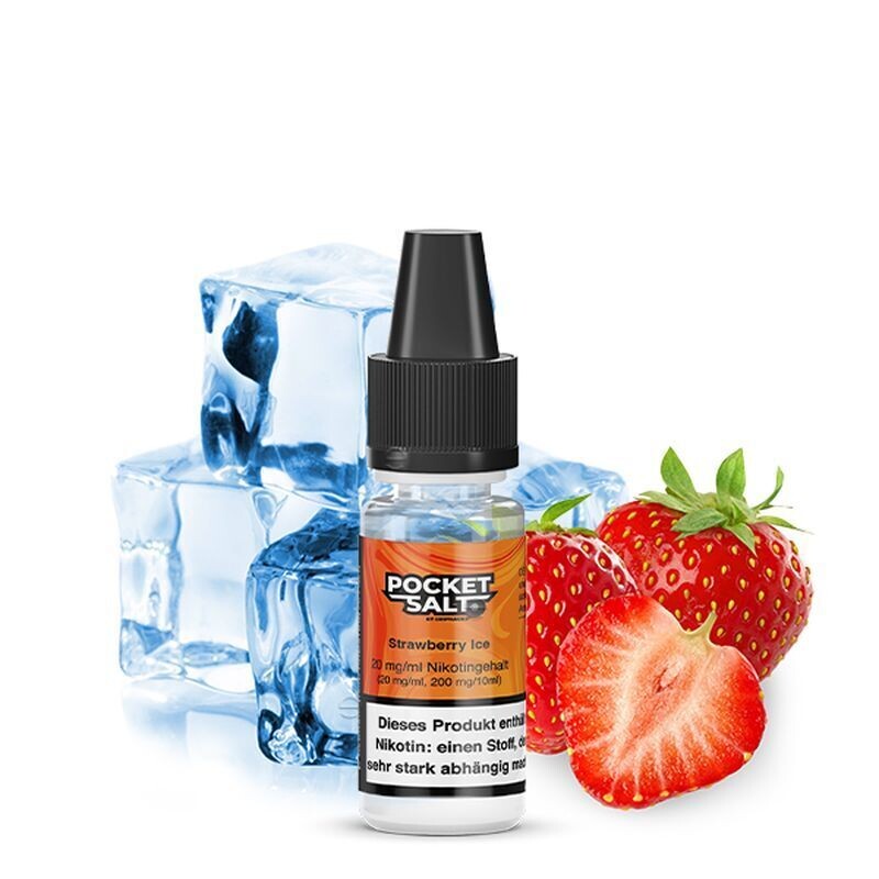 Liquid Strawberry Ice 20mg - Pocket Salt