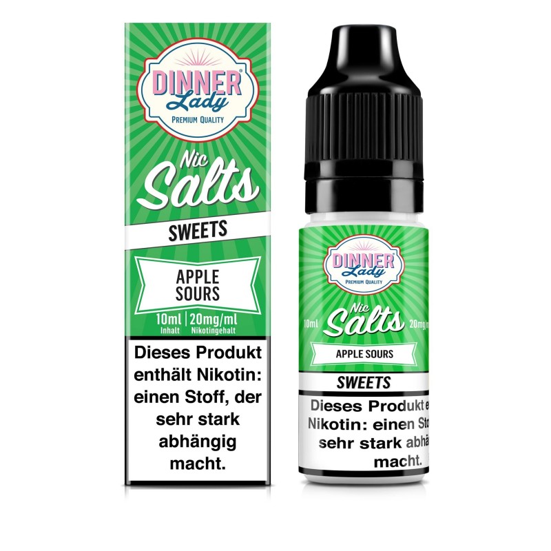 Liquid Apple Sours 20mg - Dinner Lady